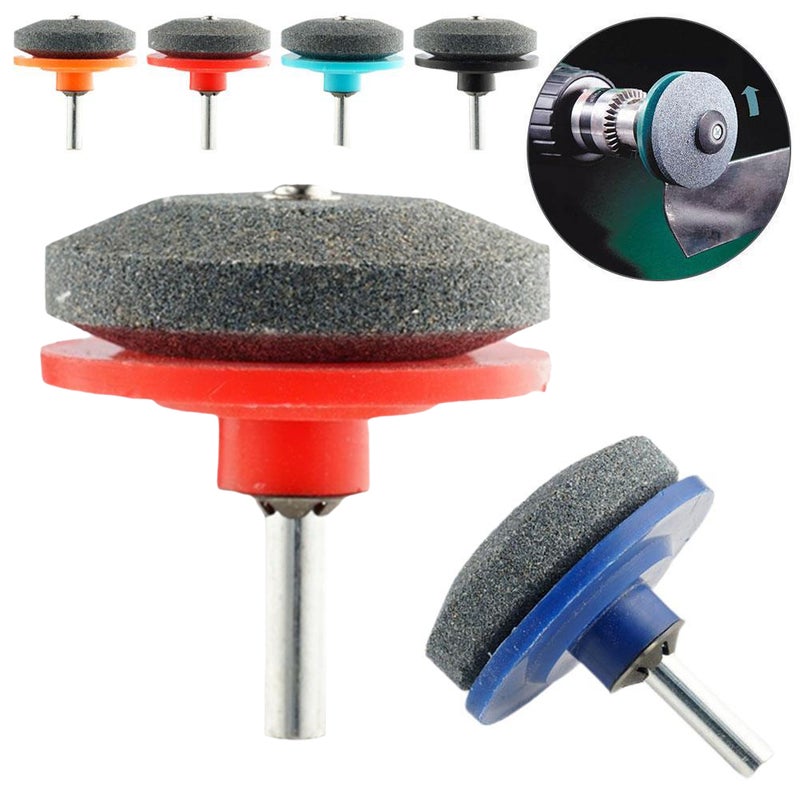 مُسنِّن شفرات جزازة العشب، أداة حديقة ثقيلة، مُسنِّن متعدد الاستخدامات بدقة يناسب معظم المثاقب الكهربائية، حجر شحذ متين وفعال لتحسين أداء الجزازة - Image 1